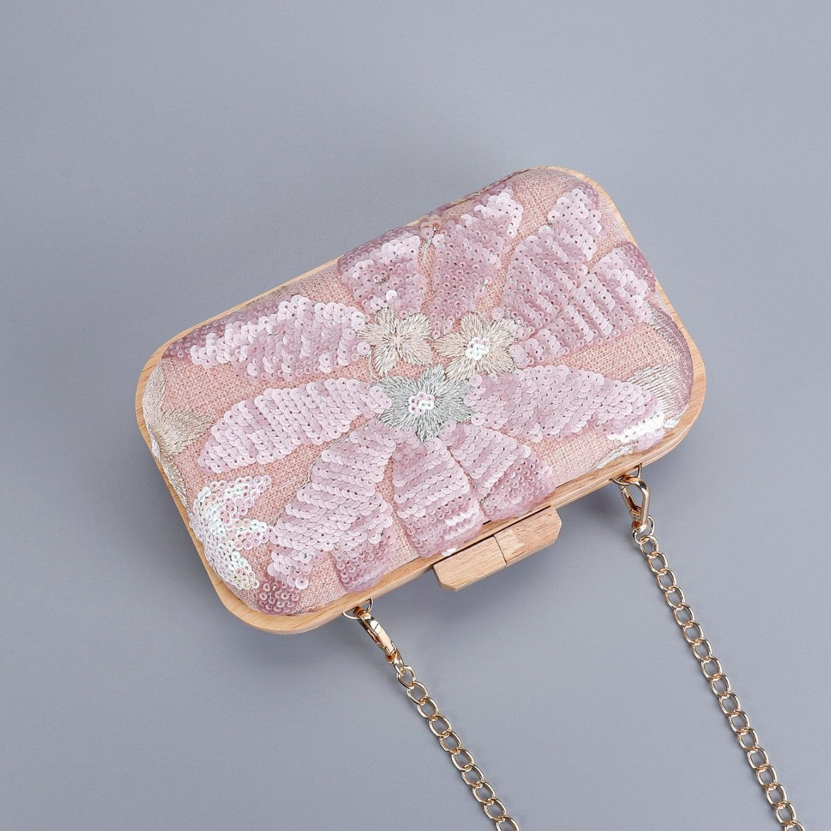 2025 Main Promotion Hot-Selling Spring Summer New Embroidered Sequin Evening Clutch Handbag Women'Chain Shoulder Bag