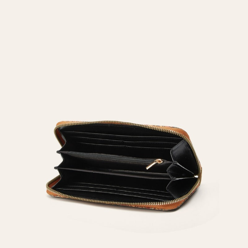 Women' Bohemian Elegant Multi-Function Clutch Wallet & Card Holder - Long Wallet Suitable for Cash, Cards, Holders, for Daily Use, Travel,, - Stylish Minimalist