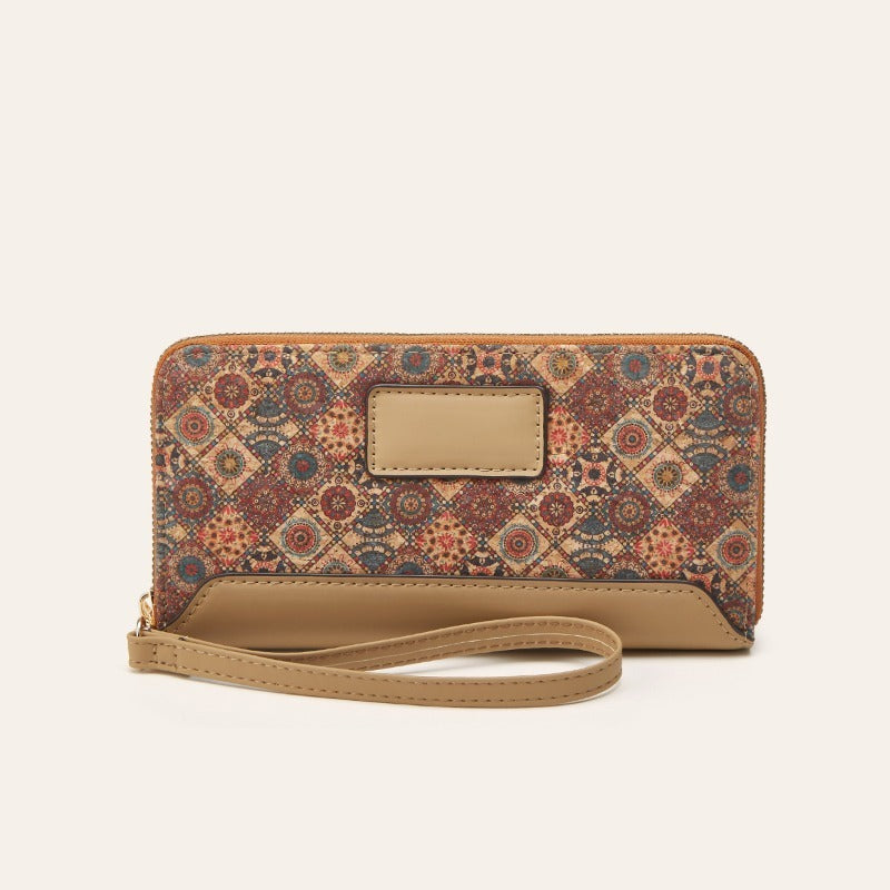 Women' Bohemian Elegant Multi-Function Clutch Wallet & Card Holder - Long Wallet Suitable for Cash, Cards, Holders, for Daily Use, Travel,, - Stylish Minimalist