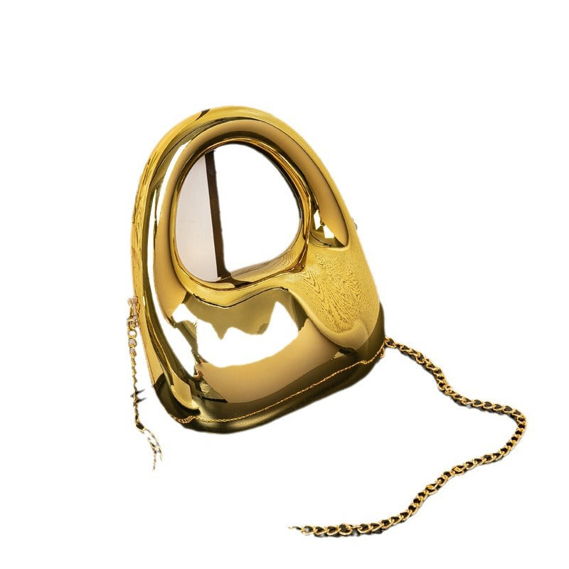 Sparkling Sequin Acrylic Bucket Bag with Snap Closure - PVC Suitable for Parties, Weddings, Night Out - Euro-American Style Evening Clutch, \u002F Fashionable Blinder for Daily Use