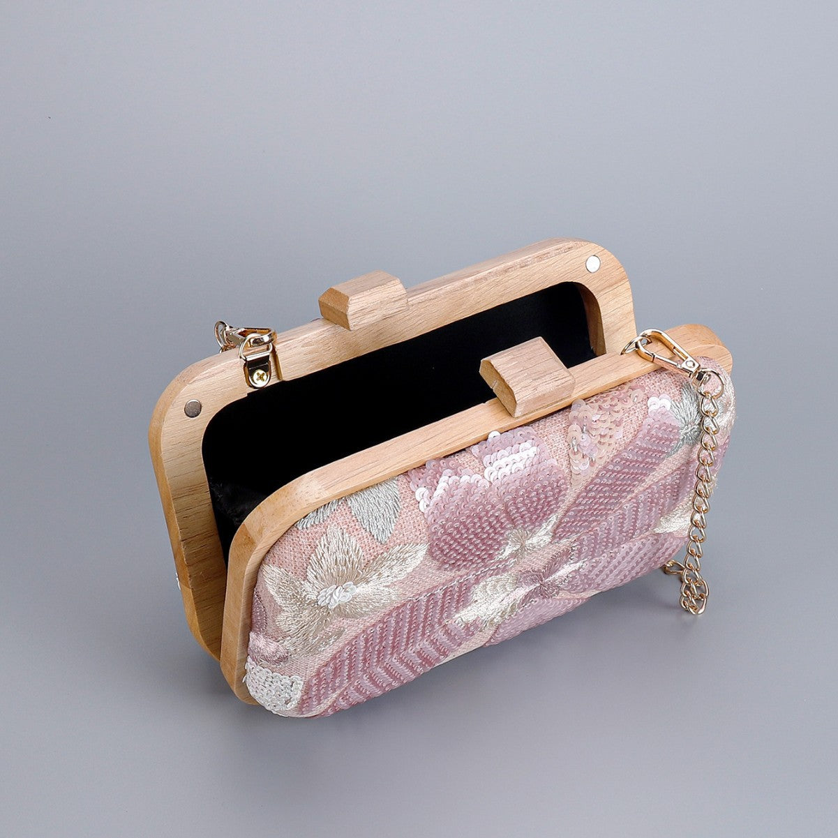 2025 Main Promotion Hot-Selling Spring Summer New Embroidered Sequin Evening Clutch Handbag Women'Chain Shoulder Bag
