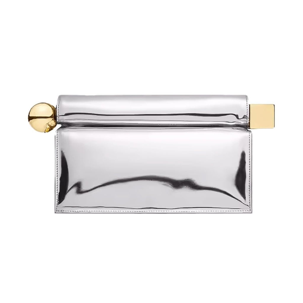 Fashionable Women'S Clutch Bag Multifunctional Foldable Evening Bag with Metal Decoration Crossbody Bag for Banquets And Parties