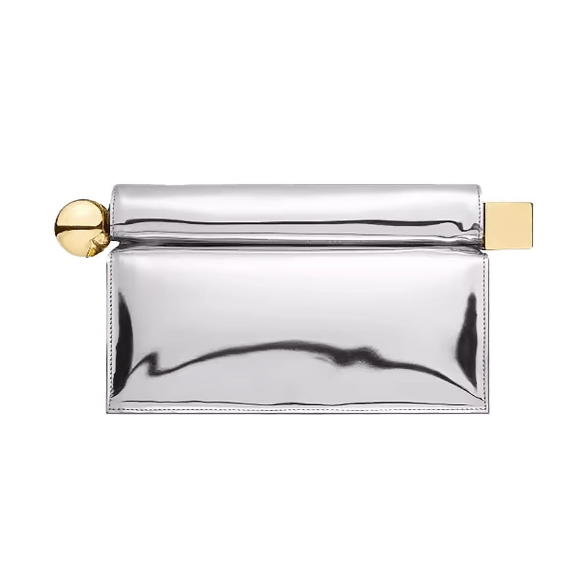 Fashionable Women'S Clutch Bag Multifunctional Foldable Evening Bag with Metal Decoration Crossbody Bag for Banquets And Parties