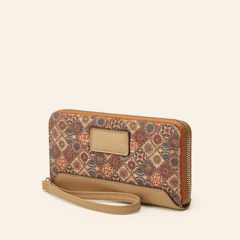 Women' Bohemian Elegant Multi-Function Clutch Wallet & Card Holder - Long Wallet Suitable for Cash, Cards, Holders, for Daily Use, Travel,, - Stylish Minimalist
