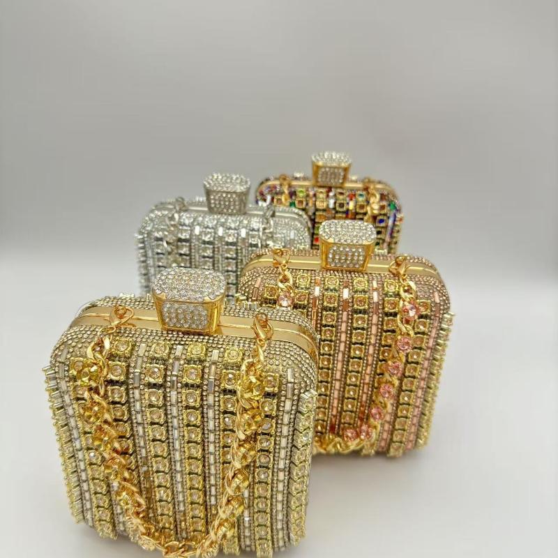 1pc Solid Color Apricot Handheld Evening Bag with Liner | Elegant Party Accessory