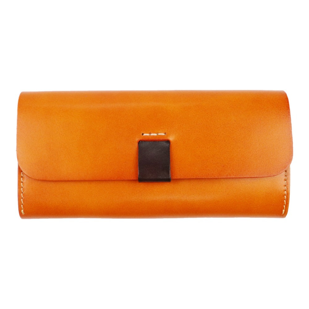 Genuine Leather Handmade Retro Multifunctional Wallet & Clutch Bag - Long Wallet Suitable for Holder, Cash, Cards, Creditors, Genuine Leather for Everyday Use, Travel,, - Stylish Gift