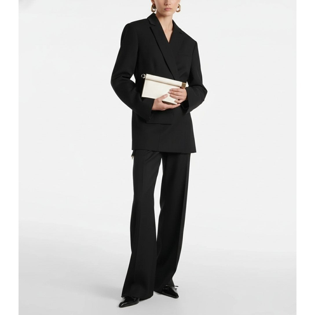 Fashionable Women'S Clutch Bag Multifunctional Foldable Evening Bag with Metal Decoration Crossbody Bag for Banquets And Parties